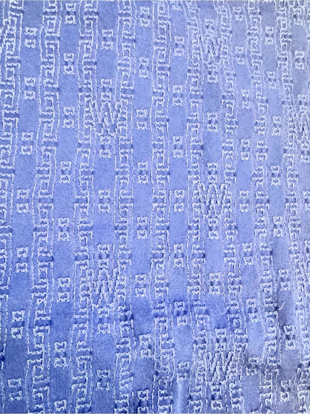 Wolford succession logo pattern chain blue halter purple sleeveless bodysuit S - Picture 7 of 7